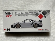 1/64 MINI-GT MGT00086-R ポルシェ 911 GT2 RS ヴァイザッハ パッケージホワイト 右ハンドル Porsche Weissach Package White ミニGT TSM_画像3