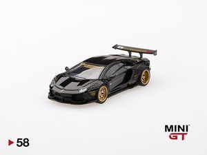 1/64 MINI-GT MGT00058-R LB★WORKS ランボルギーニ アヴェンタドール ブラック 右ハンドル Lamborghini Aventador Black ミニGT TSM