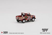 1/64 MINI-GT MGT00320-R ランドローバー ディフェンダー 90 ピックアップ2021 クリスマスエディション Land Rover Defender ミニGT_画像3