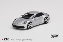 1/64 MINI-GT MGT00210-L ポルシェ 911 992 カレラ S GTシルバーメタリック 左ハンドル Porsche Carrera S GT Silver Metallic ミニGT TSM_画像1