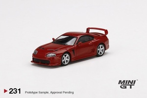 1/64 MINI-GT MGT00231-L Toyota TRD 3000GT ルネサンスレッド 左ハンドル トヨタ スープラ Supra Renaissance Red ミニGT TSM