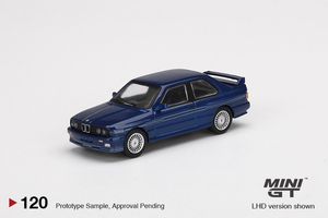 1/64 MINI-GT MGT00120-L BMW M3 E30 アルピナ B6 3.5S アルピナブルー 左ハンドル ALPINA B6 3.5S Alpina Blue ミニGT トゥルースケール