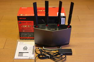 バッファロー/BUFFALO 無線LANルーター AirStation WXR-5950AX12 チタニウムグレー Wi-Fiルーター