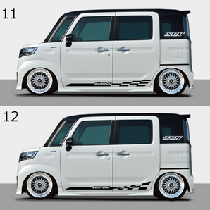 サイドデカール(SUZUKI)  長さ1600ｍｍ  タイプは１２種類、お好きな文字、カラー 軽～普通車までOK!の画像9