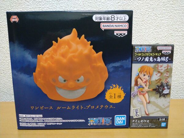 ワンピース ルームライト プロメテウス ワールドコレクタブルフィギュア ナミ&ゼウス