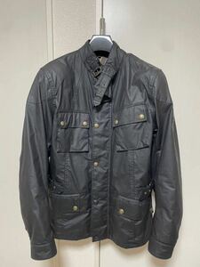 ★ベルスタッフBelstaff クロスビーワックスコットンモーターサイクル ジャケット 中古美品 XLサイズ ブラック★