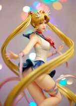 45cm 美少女戦士 セーラームーン 月野うさぎ 1/4 樹脂 レジン キット 模型 パーツ ビッグガレキ_画像3