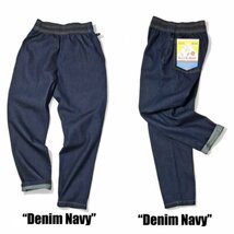 送料0 【COOKMAN】クックマン Chef Pants シェフパンツ Denim Navy 231-23860 -L デニムネイビー 男女兼用 イージーパンツ スケボー LA_画像5