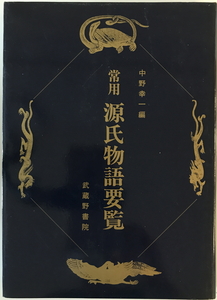 常用源氏物語要覧　中野幸一 編　武蔵野書院　1995年12月