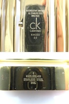 [A034] カルバンクライン Calvin Klein swiss made ブレスレット腕時計 ゴールド 箱付き_画像8