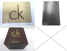 [A034] カルバンクライン Calvin Klein swiss made ブレスレット腕時計 ゴールド 箱付き_画像10