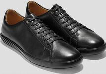 Cole Haan 30.5cm スニーカー ブラック 軽量 テニス ローファー レザー 革 GrandOS レースアップ ビジネス サンダル ブーツ XXX199_画像1