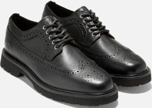 Cole Haan 29cm ビジネス アメリカン クラシックス ロング ウィング オックスフォード ブラック スニーカー レザー 革 XXX196