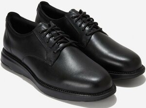 Cole Haan 26cm ビジネス スニーカー ブラック 軽量 オックスフォード スリッポン レザー 革 ファーマル ドライバー XXX233