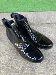 COMME des GARCONS HOMME PLUS ブーツ メンズ コム デ ギャルソン オム プリュス エナメル 26.5