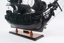 帆船模型 完成品 木製 カリビアンパイレーツ ブラックパール号 全長 47cm インテリア T358_画像7