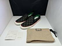 ■未使用■GUCCI/グッチ　TENNIS テニス 1977 　スニーカー　スリッポン　サイズ10＋（29～29.5cm）　メンズ■2046_画像2