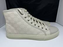 ■未使用■GUCCI/グッチ スニーカー O M REBEL BIANCO.M WHITE 426188 サイズ10 1/2（約29.5cm）　メンズ■2048_画像5