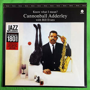 未開封　キャノンボール・アダレイ　エヴァンス　重量盤　限定盤 Know What I Mean? Cannonball Adderley Bill Evans Waltz For Debby 1LP