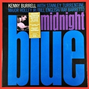 未開封　豪華見開きジャケ　美品　UK盤　高音質180g重量盤　ケニー・バレル　Kenny Burrell　Midnight Blue　1LP　