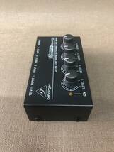 中古☆4ｃｈラインミキサー☆BEHRINGER/ベルリンガー☆Micro MIX☆MX400☆動作確認済み_画像3