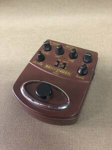 中古☆アコースティックギター用プリアンプ☆BEHRINGER/ベルリンガー☆V-TONE☆ACOUSTIC ADI　21☆音出し動作確認済み