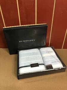 未使用長期保管品☆BURBERRY/バーバリー☆バスタオル・フェイスタオルセット