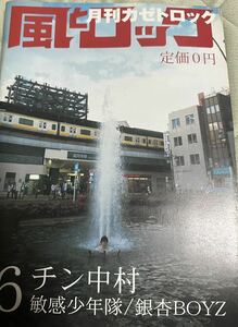 月刊 風とロック チン中村 銀杏BOYZ 敏感少年隊 サンボマスター 木村カエラ 浅野忠信 リリーフランキー リリメグ