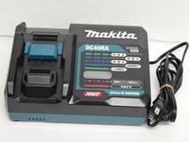 マキタ 充電器 DC40RA 40Vmax用 通電確認済み インパクト 40V 充電式工具 中古 美品_画像1