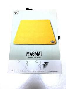 NuAns / ニュアンス　MAGMAT マグネット式ケーブルホルダー付　マウスパッド　マット　apple mac