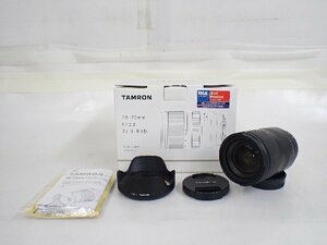 【良品】 TAMRON タムロン 28-75mm F/2.8 Di III RXD レンズ SONY用 説明書/元箱付 ∴ 6CF55-1