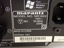 Marantz マランツ AVアンプ サラウンドレシーバー NR1602 リモコン付き □ 6CB28-1_画像5
