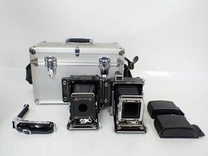 GRAFLEX グラフレックス アメリカ製 大判フィルムカメラ 2台セット CENTURY GRAPHIC/CROWN GRAPHIC △ 6D00D-34