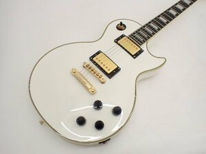 Epiphone エピフォン エレキギター lespaul Custom pro AWH 2019年製 ソフトケース付 ∽ 6D33E-1