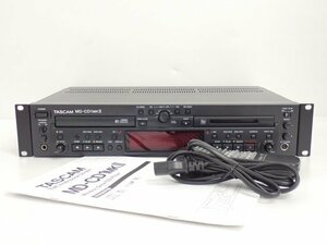 【MD録再可】TEAC/TASCAM CDプレーヤー/MDレコーダー MD-CD1MKII ティアック タスカム ◆ 6D34E-1