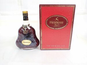 【未開栓・古酒】 Hennessy ヘネシー X.O COGNAC コニャック ブランデー 40% 700ml 金キャップ 現行ボトル 元箱付 ∴ 6C7AE-5