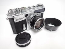 外観良品 Nikon SP 後期型 + NIKKOR-S・C 5cm 50mm F1.4 ニコン レンジファインダーカメラ レンズ付 動作可 ∬ 6D1CB-22_画像1