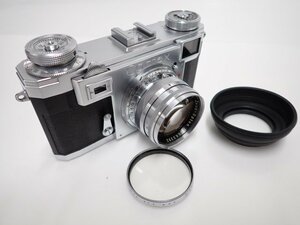 CONTAX IIa + Zeiss-Opton Sonnar 50mm F1.5 コンタックス レンジファインダーカメラ ゾナーレンズ付 動作可 ∬ 6D1CB-14