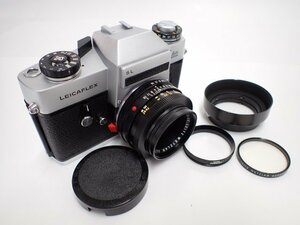 LEICA LEICAFLEX SL + SUMMICRON-R 50mm F2 2カム ライカ ライカフレックス フィルム一眼レフカメラ ズミクロン 付 動作可 ∬ 6D1CB-35