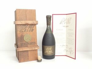 【未開栓・古酒】ブランデー コニャック REMY MARTIN 1724-1974 レミーマルタン 250周年記念ボトル 700ml 40％ 木箱・替栓付 ◆ 6D462-2