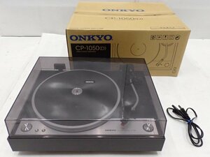 ONKYO オンキョー/オンキヨー CP-1050 ダイレクトドライブレコードプレーヤー ターンテーブル カートリッジ/元箱付 ∩ 6D4D8-2