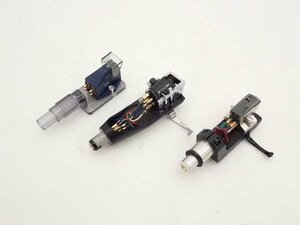 Ortofon オルトフォン MCカートリッジ MC10/Audio Technica AT-F3II/SHURE V15 TYPEIII 白文字 中期型 ヘッドシェル付 ∽ 6D48C-2