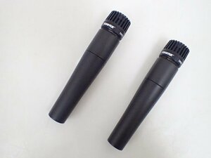 SHURE シュア ダイナミックマイク SM57 2本セット † 6D28B-16