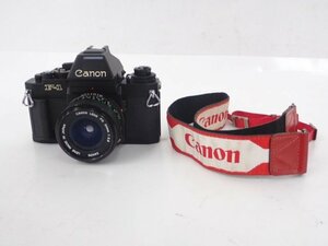 Canon NEW F-1 AEファインダー フィルム一眼レフカメラ キヤノン FD 24mm F2.8 広角レンズ付き △ 6D379-3