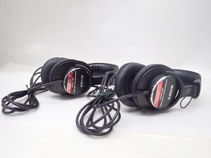 SONY ソニー 密閉型スタジオモニターヘッドホン MDR-CD900ST 2個セット ¶ 6D28B-12