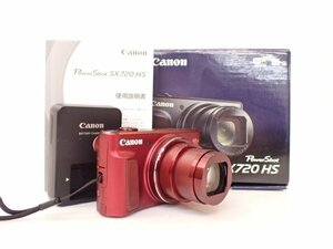 Canon キヤノン コンパクトデジタルカメラ PowerShot SX720 HS バッテリー/充電器/説明書/元箱付き □ 6D5E4-1