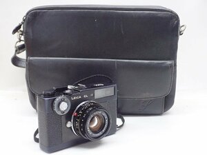 LEICA レンジファインダーカメラ CL ボディ + SUMMICRON-C 40mm F2 ズミクロン レンズ カメラバッグ付き ¶ 6D4A3-3