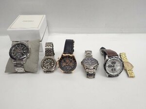 SEIKO/ROOSTER/WIRED/LONGINES/CASIO 腕時計 CHRONOGRAPH 100M/RS-2001/CONQUEST等 計6点 セイコー/ルースター/ワイアード ∩ 6CE4F-117