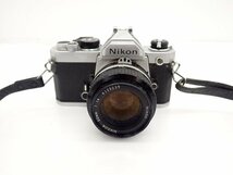 NIKON ニコン フィルム一眼レフカメラ FM 中期型 + レンズ3本付 ∽ 6D50F-1_画像2