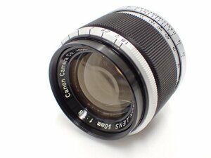 外観良品 CANON LENS 50mm F1.8 キヤノン ライカ L39 Lマウント レンズ ∬ 6D557-8